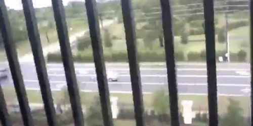 Girlfriend Masturbate in The Bacony- Florida