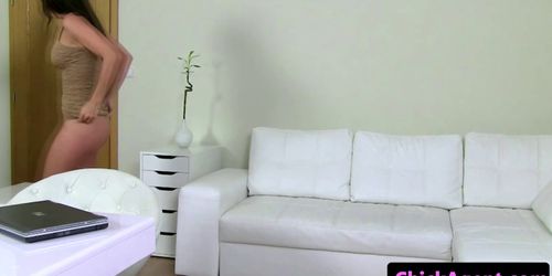 Casting agent fucked pov style by cameraman