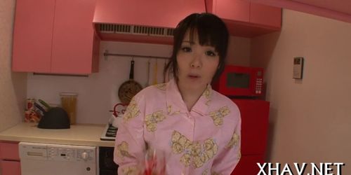 Japanese chick sucks two cocks - video 29