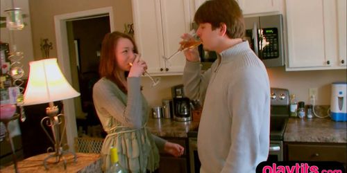 Young couple goes to a swinger party for the first time