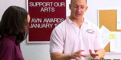 Uniformed ho cum sprayed - video 1