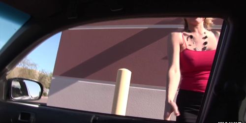 WANKZ- Escort Zoe Holiday Gives Crazy Road Head (Zoey Holiday)