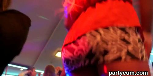 Unusual cuties get fully wild and naked at hardcore party