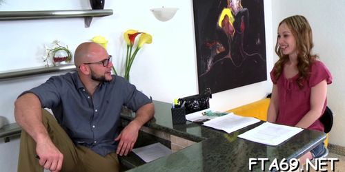 Shy babe gets destroyed - video 1