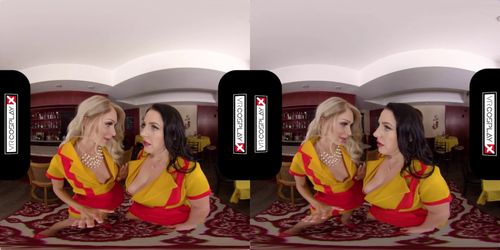 2 Broke Girls XXX Cosplay VR Sex