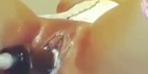 Creaming her pussy - video 2