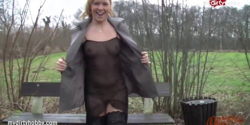 MyDirtyHobby - Bibixxx's risky outdoor orgasm compilation (Bibixxx )