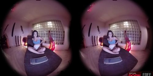 VirtualPornDesire - It Feels Too Real Part Deux 180 VR 60 FPS (Anina Silk)