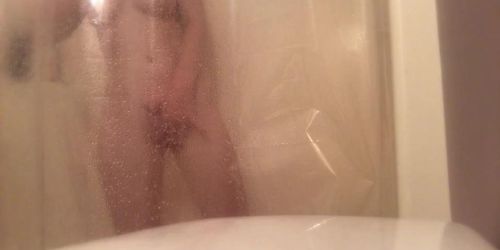 how girls wash their pussy ) soapy hot clit