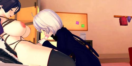 FATE FUTA RAIKOU X JALTER (3D HENTAI)