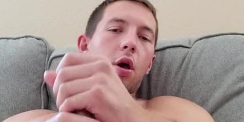 My Massive Fat Dick Lubed Up And Fucking Fleshlight Til I Cum!!