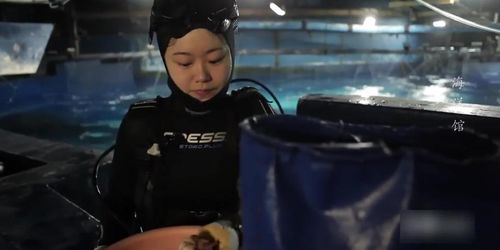 Cute chinese girl hooded wetsuit