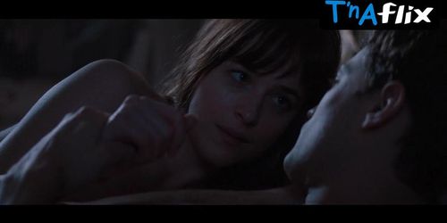 Dakota Johnson Breasts Scene  in Fifty Shades Of Grey