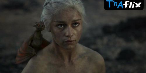 Emilia Clarke Breasts Scene  in Game Of Thrones