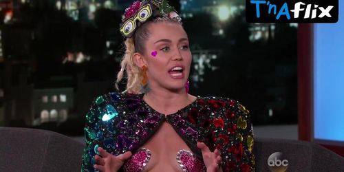 Miley Cyrus Sexy Scene  in Jimmy Kimmel Live