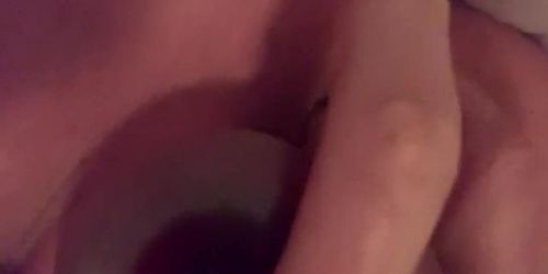 Sucking and  fucking a 7 inch dildo and squirting (moaning) screw me 