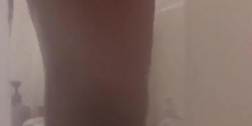 Caught inside the shower! Voyeur