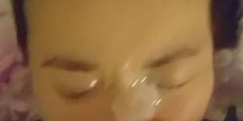 Quick thick asian facial (BritishAmateur )