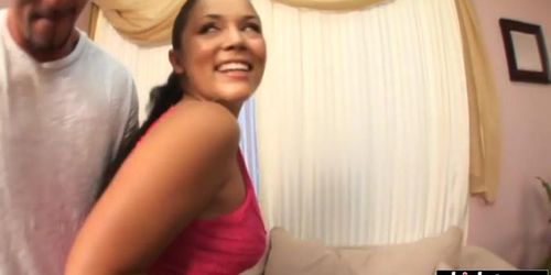 Bubbly assed Latina takes it deeper than ever (Kristina Rose)