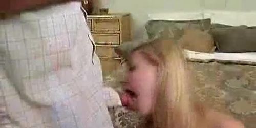 Small Titted Naughty Whore Sucks His Cock