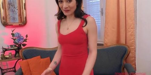 Sexy Bitch In Red Dress