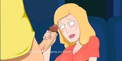 Rick and Morty: A Way Back Home- Beth is lonely and wants to suck - Tnaflix.com
