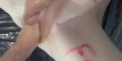 Perverse wife fisted fucked and drinking piss