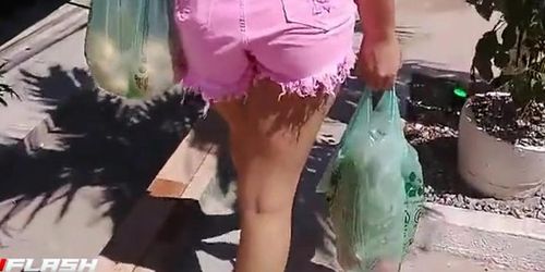 touching ass with cum 4 - Tnaflix.com