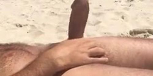 Flashing Teens at beach