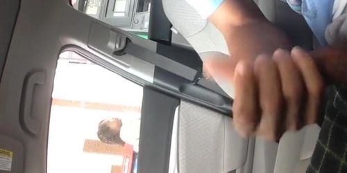 Cock Flash At Gas Station