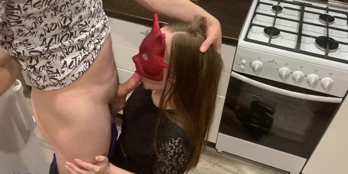 SHE WANTS A FACE FULL OF CUM! INTENSE DEEP BLOWJOB