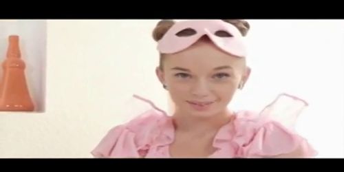 Teen Girl In Pink Has Naughty Fun (Milena Devi)