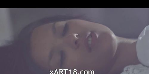 Art erotica of beauty pleasuring herself - video 2