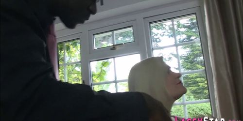 Lacey Starr Fucked Hard by a Black Guy - video 1