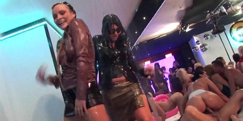 DRUNKSEXORGY - Superb bi bitches fucking at a party