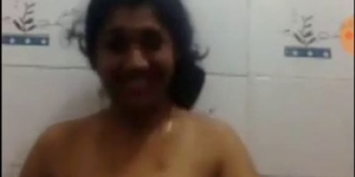 Beauty showing boobs to boyfriend