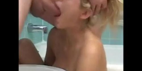 Blonde facefuck and fucked