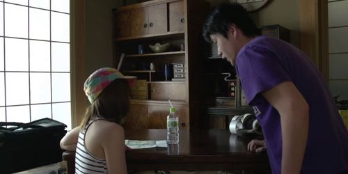 Yuri Hyuga throats the cock rough then swallows - More at Slurpjp com