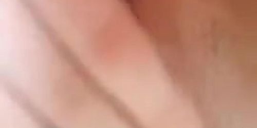 Amazing shaved pussy and play with clit