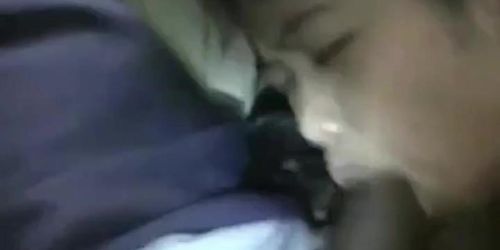 Interracial Asian BBC Blowjob