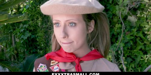 Exxxtrasmall - Tiny Girl Scout Gets Pounded Rough By Big Dick (Daphne Dare)