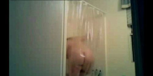 Bbw en el ducha