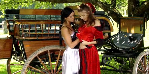 Ashley and Juliette Wagon Wanton