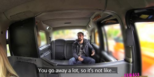 FEMALEFAKETAXI - Marine gives driver a good fuck