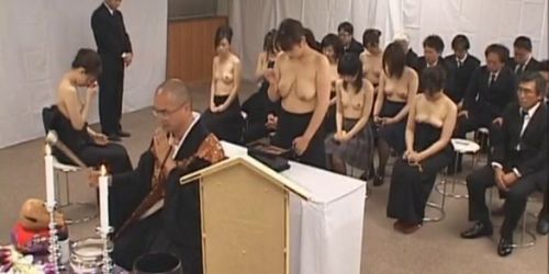Free jav of Asian girls go to church part4
