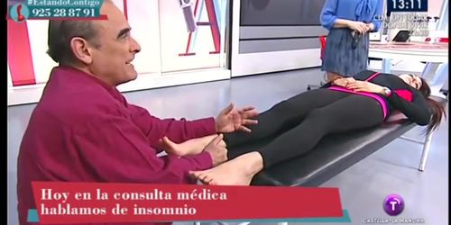 Cute Hispanic Mainstream Foot Massage Arches