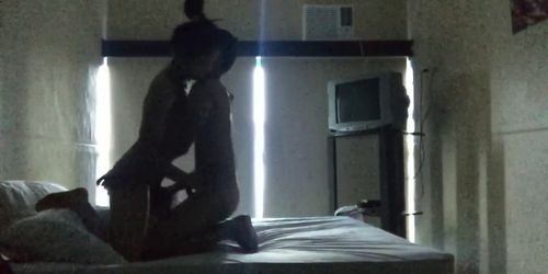 College Couple in Silhouette Fucking Hardcore