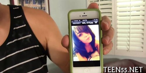 Busty teen serves mature cock - video 11