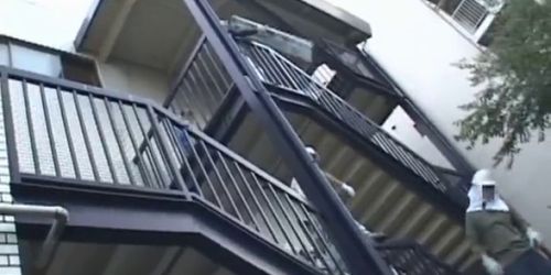 Asian lady has some hot sex in public part4 - video 1