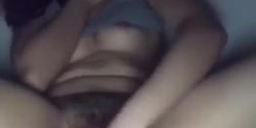 Dirty whore  squirts all over the floor for daddy on snapchat